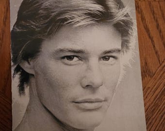 5 Vintage Actors Greeting cards from 1970's Blank