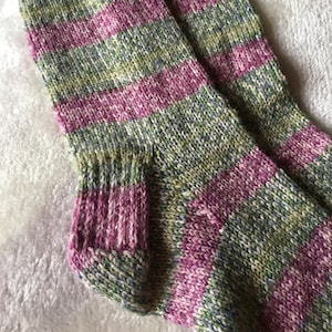 Hand knitted socks