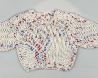 Maglione lavorato a mano per bambola o orsetto