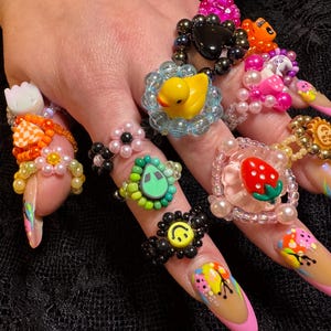 Freundschaftsringe | Aussage Kandi | Fidget Schmuck