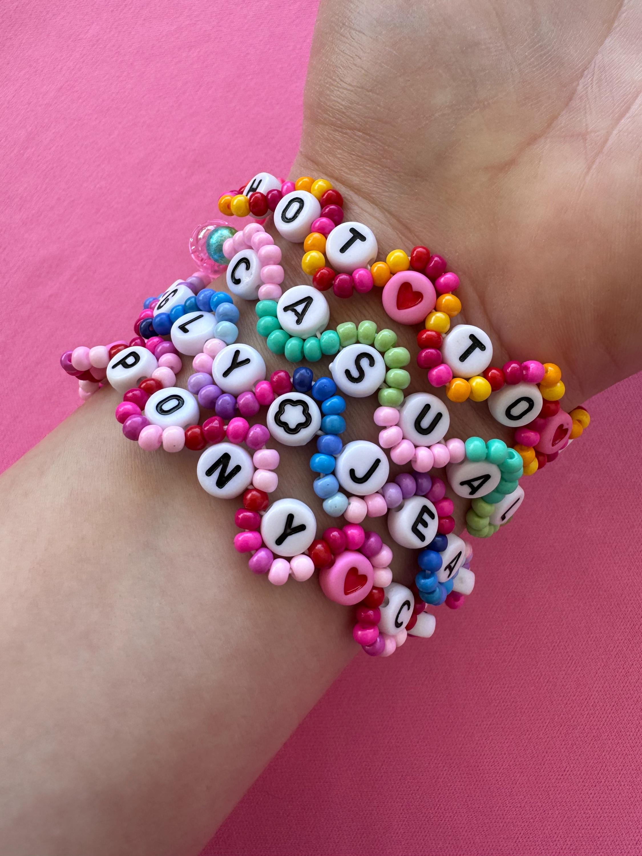 Chappell Roan Merch Bracelets | Midwest Princess accessories | Hot to Go | Pink Pony Club | Good Luck Babe | Femininomenon  - CUSTOMIZABLE