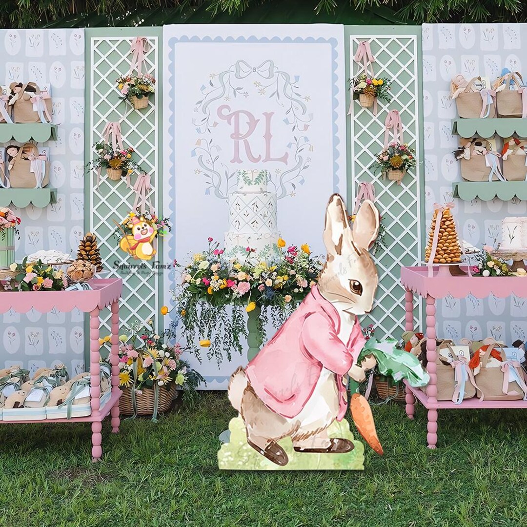 Peter Rabbit Pink R Peter Rabbit Pink Girl Cutout Standee Baby Shower Big Decor With ...
