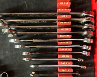 SAE Wrench Organizer: Modular Toolbox Storage (18 Pack)