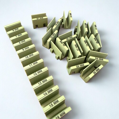 Organizador modular de llaves para caja de herramientas (6 mm-30 mm, paquete de 25 unidades) para organizar el garaje