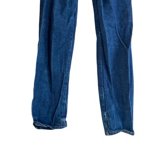 Vintage 90s Wrangler Straight Leg Jeans – Dark Blue – USA Made – 35x34 image 11
