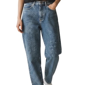 Sasson Modern Basics Vintage 80s High Rise Tapered Jeans Talla mediana