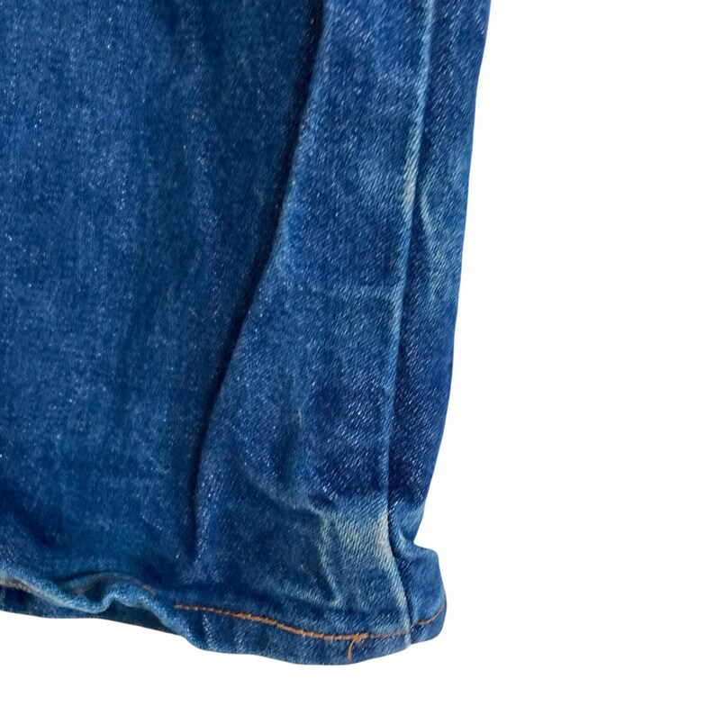 Vintage 90s Wrangler Straight Leg Jeans – Dark Blue – USA Made – 35x34 image 13