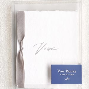 Set boekdrukgeloftenboeken: handgeschept papier met zijden lint