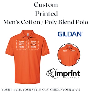 Polo Shirt Custom Personalized Men&#39;s Printed Moisture-Wicking Cotton Blend Corporate Logo Team Apparel Business Uniform Gift Custom Polo