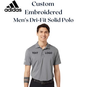 Custom Polo Shirt High-Quality Men&#39;s Embroidered Moisture-Wicking Performance Personalized Business Uniform Gift for Him Dri-Fit Custom Polo