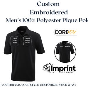 Aangepast poloshirt Vochtafvoerende prestaties Geborduurd gepersonaliseerd zakelijk uniform Golfkleding Cadeau voor hem Custom designpolo