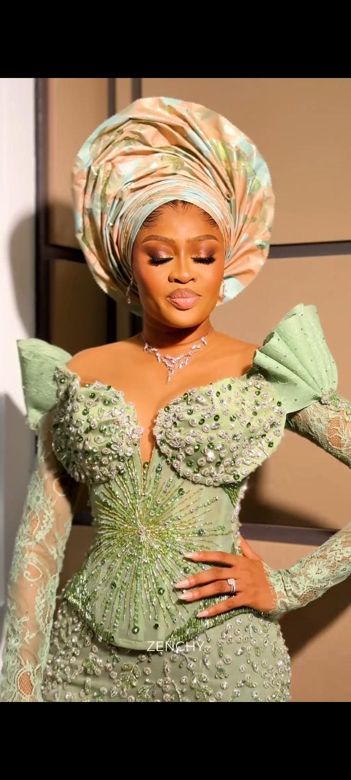 Nigeria Lace Skirt and Blouse