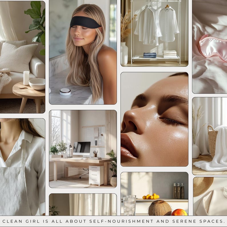 Clean Girl Esthétique Bundle Photo | Images neutres et féminines | 200 photos de haute qualité pour la marque et les réseaux sociaux image 3