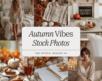 Vibes d'automne Photo | Images de style de vie d'automne confortable | 100 photos de haute qualité pour les médias sociaux, la marque et les DPP