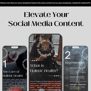 May include: A graphic design template for social media featuring a woman's hands holding a stick with a burning end. The text on the template reads "Simple Guide for Beginners" and "What is Holistic Health?" The template is designed to help people understand the concept of holistic health.