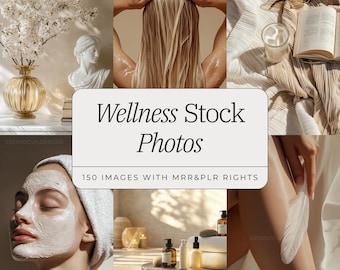 Wellness Stock Photo Bundle | Self-Care, Nature, and Healthy Lifestyle Images |  150 High-Quality Stock Photography for Wellness Brands
