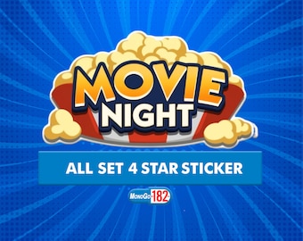 Mono go 4 STAR Sticker 1 Piece (Set 8-18) - Gold Sticker Are Not Included