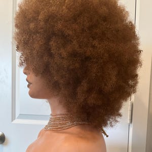 Handmade afro kinky wig