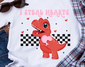 I Steal Hearts PNG, Valentines Day PNG, Retro Valentine Png, Kids Valentine Png, Boys Valentines Day, Sublimation Valentine Svg, Heart PNG