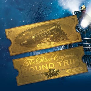 Personalisierte Polar Express Ticket Printable | Nordpol-Eintrittskarten | Canva Bearbeitbares Vorder- und Rückseitendesign | Digitaler Download für Weihnachtsspaß
