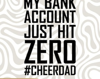 Cheer Dad Svg, Funny Cheer Dad Svg, Cheer Mom Svg, Cheer Parent Svg, Funny Cheer Svg, Cheerleader Svg, Svg Files For Cricut, Cheer Shirt Svg
