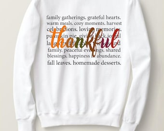 Thankful SVG & Thanksgiving PNG Fall Pumpkin Designs for Fall Shirt Svg Autumn Svg, Retro Thankful SVG, Thanksgiving Vibes Digital Downloads
