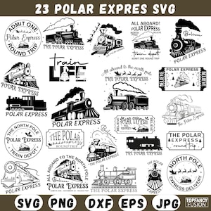 Polar Express Svg,Polar Express, Polar Express Ticket, Christmas Train Svg, Polar Express Train, Polar Train Svg, Christmas Express Svg,