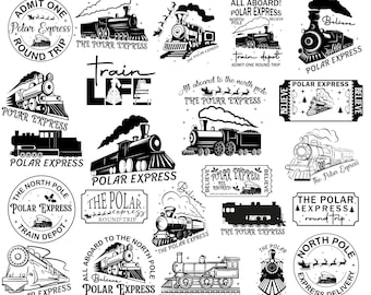 Polar Express Svg,Polar Express, Polar Express Ticket, Christmas Train Svg, Polar Express Train, Polar Train Svg, Christmas Express Svg,
