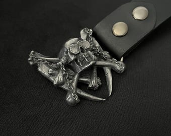 Metal Skull Belt Buckle – Inspired by Thrash Metal Legends
