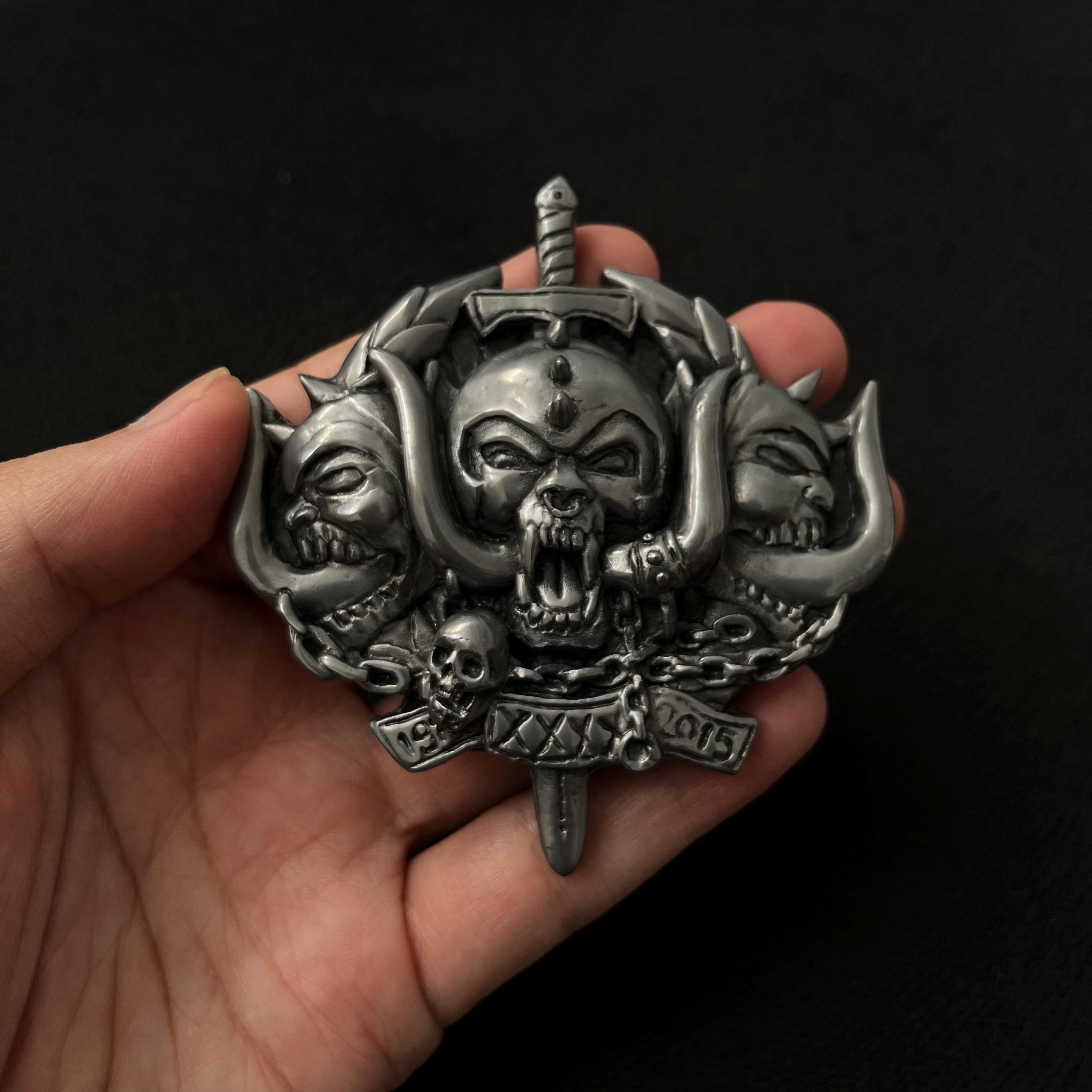 〇875 アルケミー ウォーピッグ ベルトバックル MOTORHEAD モーターヘッド ゴシック Belt Buckle : Motorhead