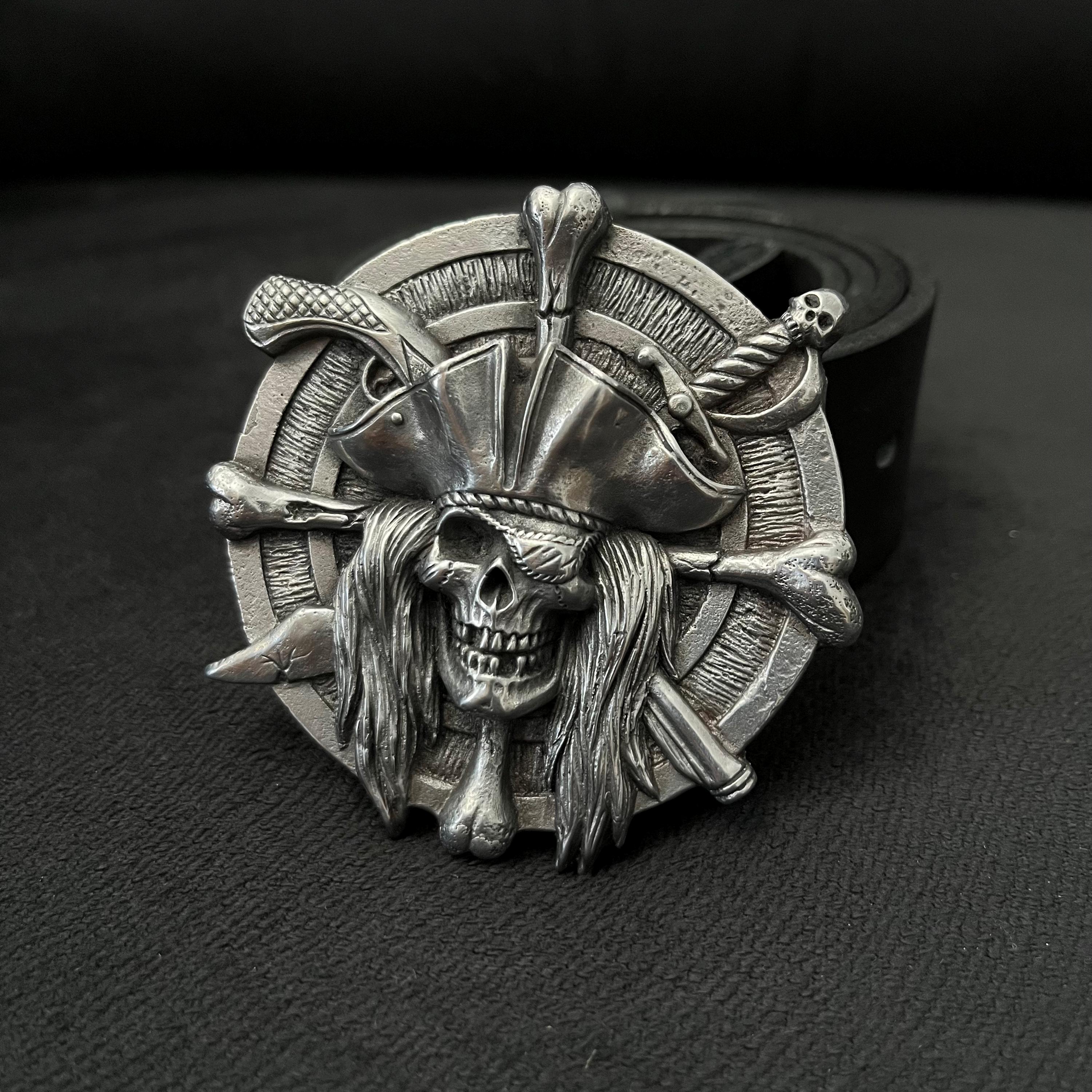 Pewter Pirate Buckle - Etsy display picture 1