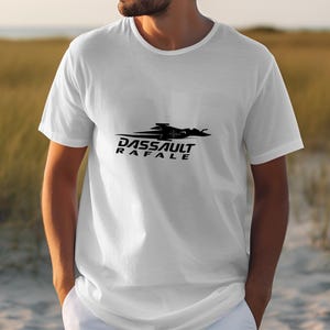 Dassault Rafale Fighter Jet Graphic T-Shirt, Military Aircraft Design, Aviation Enthusiast Tee, Pilot Gift Shirt, Aircraft Lover Top