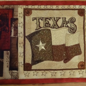 Rustic Texas Mug Rug