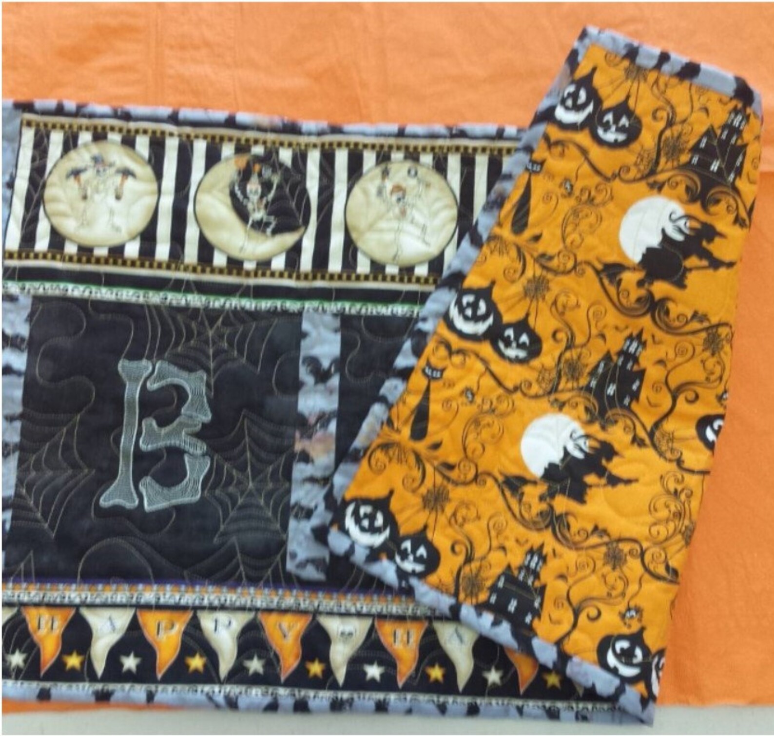 Boo Halloween Table Runner Etsy
