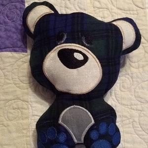 Stuffed bear Blue