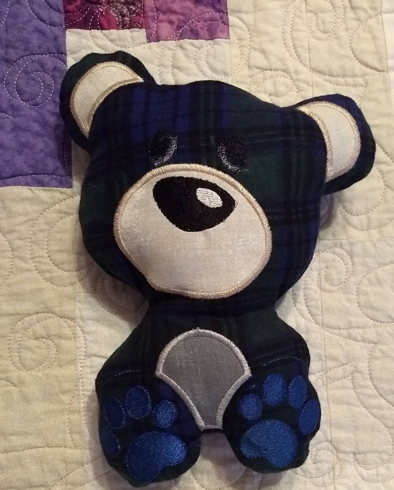 Stuffed bear Blue
