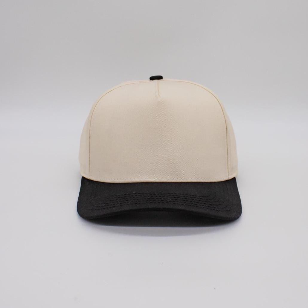Two-tone Canvas Trucker Hat: Vintage Style Snapback Baseball  display picture 3