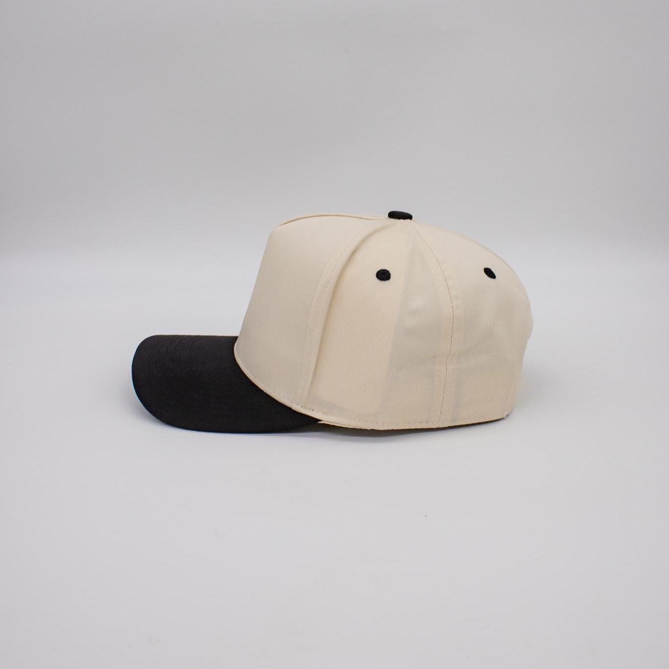 Vintage Trucker Snapback Hat 2-Tone Baseball Cap Adjustable Vintage Retro Style Plain Two Tone Trucker Hat Adjustable  main image 4