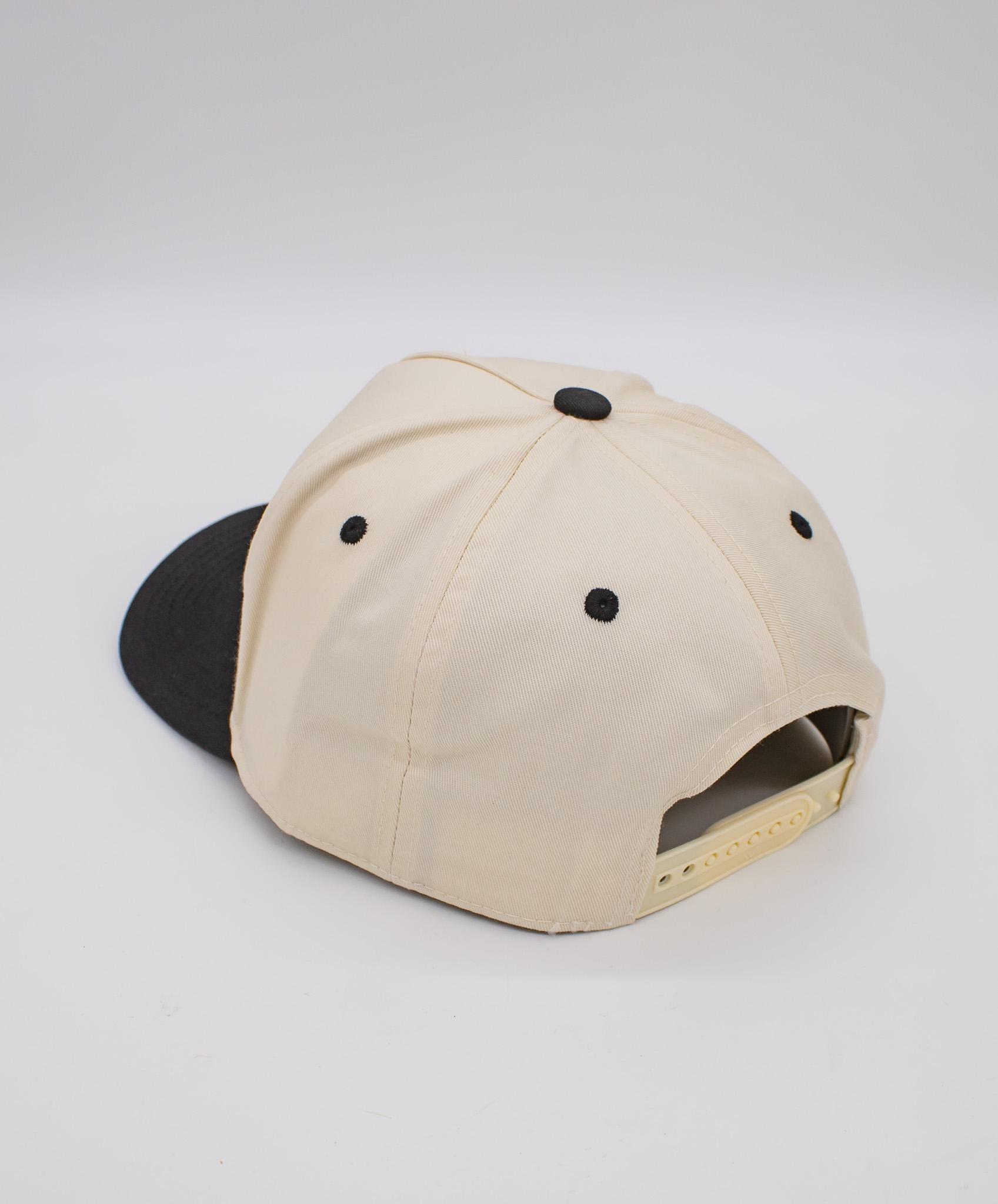 Two-tone Canvas Trucker Hat: Vintage Style Snapback Baseball 