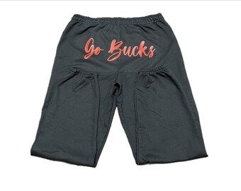 Custom Hanes Jogger Sweatpants, Personalized Text & Logo close bottom sweatpants, Unisex Joggers sweatpants