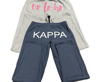 Custom Open Bottom Sweatpants, Personalized Unisex straight leg sweatpants