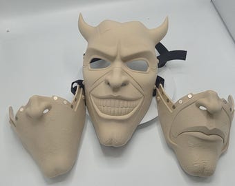 The Grabber from Black Phone | 3D Printed Grabber Mask Set w/ Interchangeable Mouths