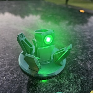 Lantern Corps - Working LED Light Up Cosplay Rings - Green Orange Red Yellow Lantern / Lanterns