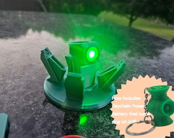 Lantern Corps - Working LED Light Up Cosplay Rings - Green Orange Red Yellow Lantern / Lanterns