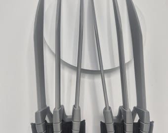 Wolverine Claws with Gripper & Backplate - 3D Printed Cosplay / Halloween