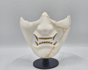 Ghost of Yotei Mask - with Display Stand!