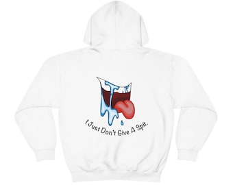 I don't give a spit-Heavy Blend Hooded Sweatshirt