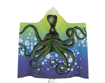 Octopus Hooded Blanket