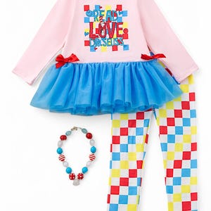 Read Love, Dr Seuss girls 2 piece set.
