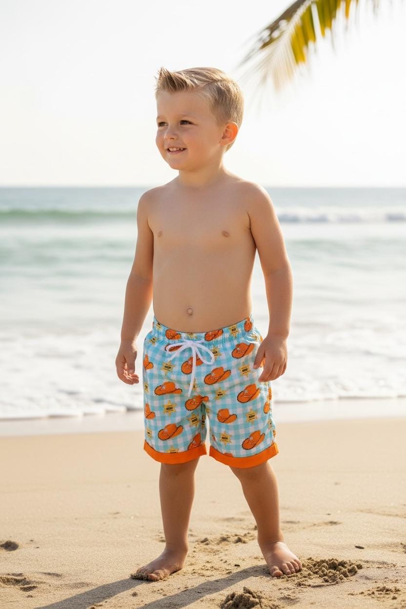 Toy Story Swim Trunks - Etsy